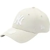 New Era Casquette '9FORTY' beige clair / blanc