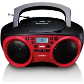 Lenco Radio / CD Bluetooth portable Rouge