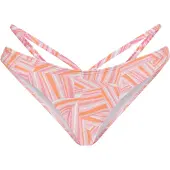 LASCANA Bas de bikini 'Lisa' orange / rose / blanc