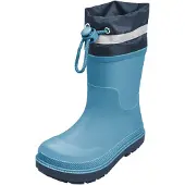Playshoes Bottes en caoutchouc bleu / bleu marine / argent
