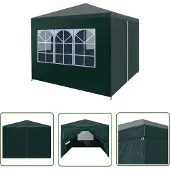 The Living Store Tente de réception 3x3 m Vert