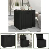 The Living Store Jardinière Noir 55,5x43x53 cm Polypropylène