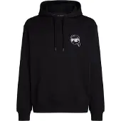 Karl Lagerfeld Sweat-shirt 'IKON' noir / blanc