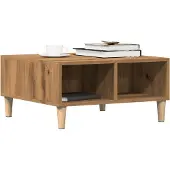 vidaXL Table basse Artisan-Chêne 60x60x30 cm Bois composite