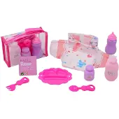 Baby Rose Ensemble de soins pour poupées