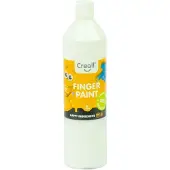 Creall Peinture au doigt Creall blanche sans conservateur, 750ml