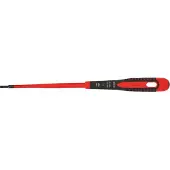 Bahco Tournevis ERGO Slim isolé VDE pour vis à fente avec manche tri-matière, 0,5 mm x 3 mm x 100 mm - BE-8220SL