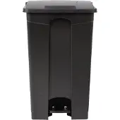 Jantex Poubelle de cuisine à pédale noire 87 L