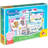 Lisciani 92215 - Peppa Wutz école de dessin set de dessin tableaux d'écriture dessiner créatif set de dessin Pig
