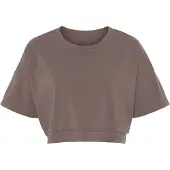 LASCANA T-shirt chocolat / taupe