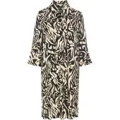 Dea Kudibal Robe-chemise 'Kamille' beige / jaune / noir