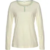 s.Oliver T-shirt écru / vert chiné
