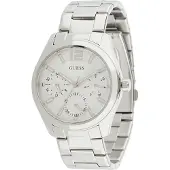 GUESS Montre à affichage analogique 'Zoe' argent