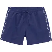 s.Oliver Shorts de bain 'Noah' bleu marine / blanc