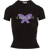 FELICIOUS T-shirt lavande / noir