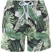 s.Oliver Shorts de bain crème / vert / noir / blanc