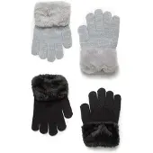 MINOTI Gants gris / noir