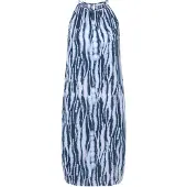 TATUUM Robe 'Samia' bleu / bleu marine / blanc