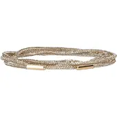 Vanzetti Ceinture or / transparent