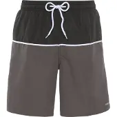 s.Oliver Shorts de bain gris / noir / blanc