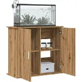 vidaXL Support pour aquarium Artisan Oak 81 x 36 x 73 cm Bois composite