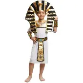 MOM Gold Egyptian Kids Costume Doré 3-4 Years Enfants