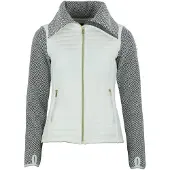 Mountain Peak Polaire à empiècements matelassés femme
