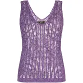 Faina Tops en tricot lilas