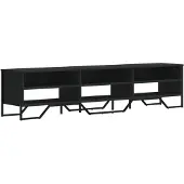 vidaXL Armoire TV noire 180x34x41 cm Bois composite