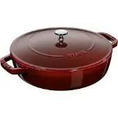 Staub - Chistera Braiser 28 cm grenadine sauté poêle en fonte