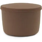 Normann Copenhagen pouf de rangement Hide marron petit