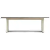 Normann Copenhagen Table à panneaux 90x250cm crème/marron foncé
