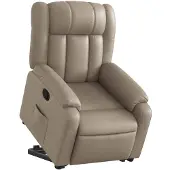 vidaXL Fauteuil relax avec releveur Cappuccino-Brun Similicuir