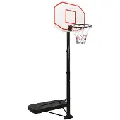 vidaXL Pied de basket-ball blanc 258-363 cm polyéthylène
