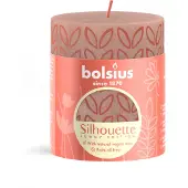 Bolsius Silhouette Bougie ronde Misty Pink (1 pcs)