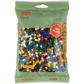 Hama Perles à repasser bio - mélange de couleurs (198), 3000 pièces.