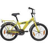 Bike Fun Vélo pour enfant Fun Rn No Limit pour garçons, 18 pouces, jaune, avec un cadre robuste