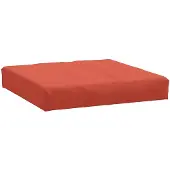 vidaXL Coussin de palette rouge mélangé 60x60x9,5 cm tissu