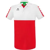 Erima Polo Six Wings Rouge/blanc - XXXL