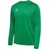 Hummel Sweat de sport vert / blanc