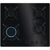 AEG Table de cuisson à gaz HKB64453NB 8,6 kW Noir