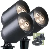 Perel Ludeco - Stig Set (3 Pcs) - Spot Light - 12 V - 150 Lm - 1.5 W - Blanc chaud