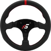 Simagic P-330R Volant avec/sans course, 330mm - cuir, Manette, Noir