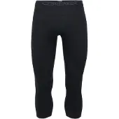 Icebreaker 200 Oasis Merino 3/4 Base Layer Pants Noir 2XL Homme