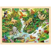 Goki Puzzle à assembler Dans la jungle