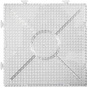 Nabbi Perles à repasser Clear Square 15x15cm, 2 pcs.
