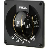 Silva 100b/h Compass Argenté