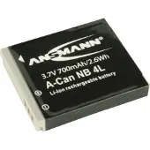 Ansmann A-canon Nb-4l Lithium Battery Argenté