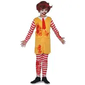 Creaciones Llopis Déguisement Enfant Clown Horror Hamburger