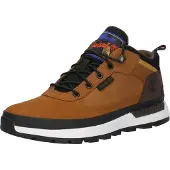 Timberland Baskets hautes 'Field Trekker' cognac / brun foncé / noir